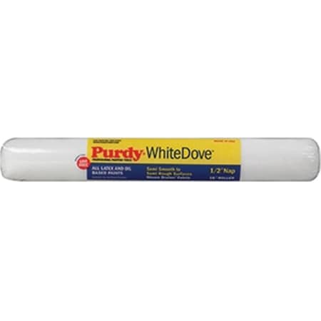 Pinpoint 144670183 White Dove 18 in. Roller Cover 0.50 in. Nap - White - 18 in. PI3562190